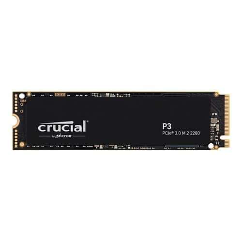Crucial P3 4To M.2 PCIe Gen3 NVMe SSD interne - Jusqu’à 3500Mo/s - CT4000P3SSD8