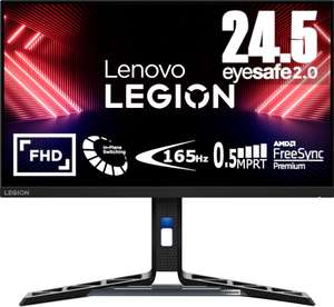 Ecran PC 24.5" Lenovo Legion R25i-30 - EyeSafe, FullHD, IPS, 165Hz, 0.5ms MPRT, HDMI + DP, Câbles DP, FreeSync Premium, Haut-parleurs
