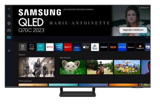 TV QLED 75" Samsung TQ75Q70CATXXC (2023) - 4K Ultra HD, Smart TV