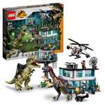 Jouet Lego Jurassic World L’Attaque du Giganotosaurus et du Therizinosaurus 76949