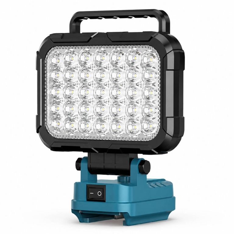Projecteur de chantier JADUFHU - pour batterie Makita 18V (sans batterie ni chargeur - via coupon) — Amazon