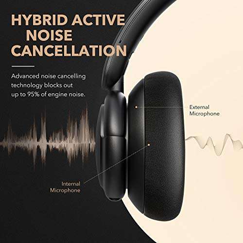 Casque Bluetooth sans Fil Soundcore by Anker Q30 à Réduction de Bruit (Vendeur tiers)