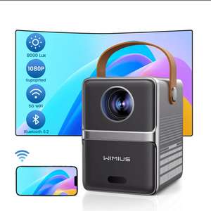 Vidéoprojecteur portable WIMIUS P61 - 1280x720dpi, 8000 lumens