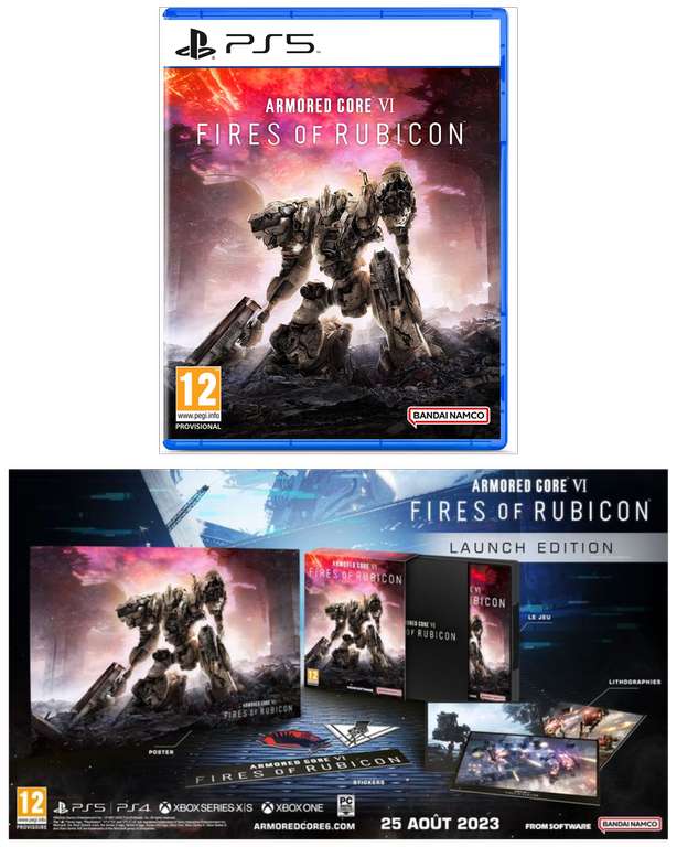 [Précommande] Armored Core VI Fires Of Rubicon - Launch Edition sur PS5 (via 5€ offerts en bon d'achat)
