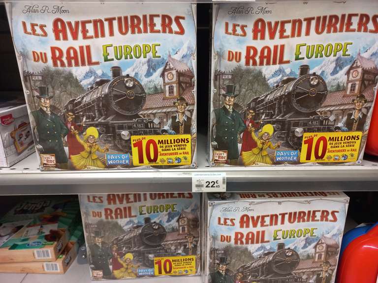 Les aventuriers du rail - europe, jeux de societe
