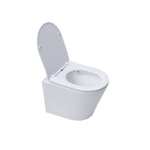 Pack bâti-support Geberit - WC sans bride Swiss Aqua Infinitio + abattant softclose + plaque blanche Geberit