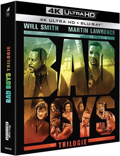Coffret Blu-ray 4K Bad Boys Trilogie –