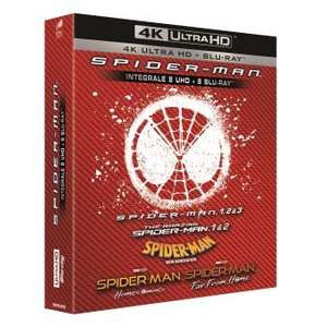Coffret Blu-Ray 4K Spider-Man L'intégrale de 8 Films