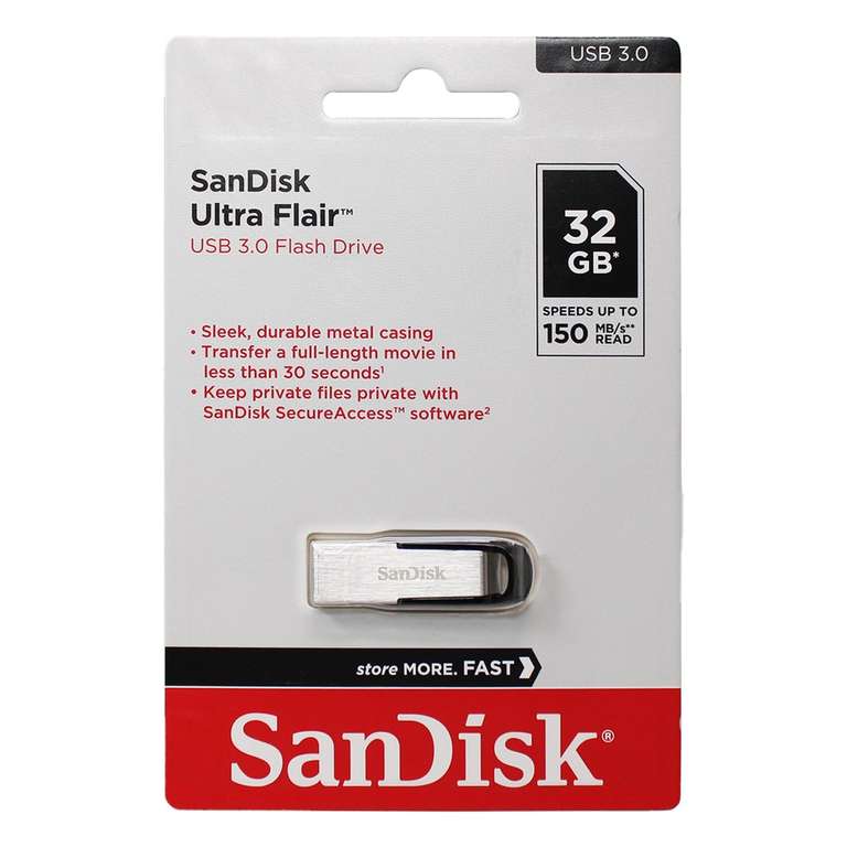 Clé USB 3.0 256 GO SanDisk Ultra Flair : les offres