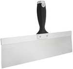 Couteau à enduit Amazon Basics en acier inoxydable, Manche ergonomique avec embout de frappe 35.56 cm