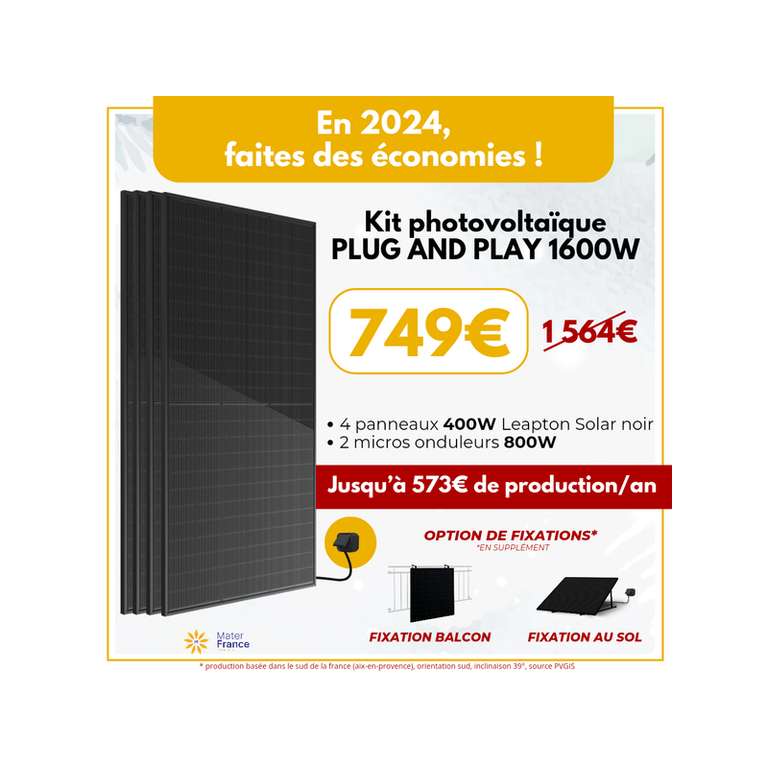 Kit plug and play Panneaux solaires 1600W (materfrance.fr)