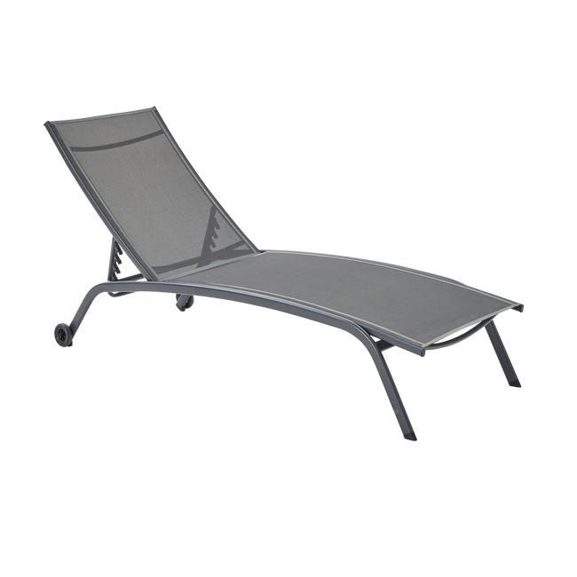 Bain de soleil Rivera 4 - Gris anthracite (Sélection de magasins) — Leroy Merlin