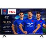 [CDAV] TV 43" TCL 43QLED770 - QLED, 4K UHD, Smart TV, Dolby Vision, HDR10+, HDR10, HLG, 60 Hz variable (Via ODR 50€)