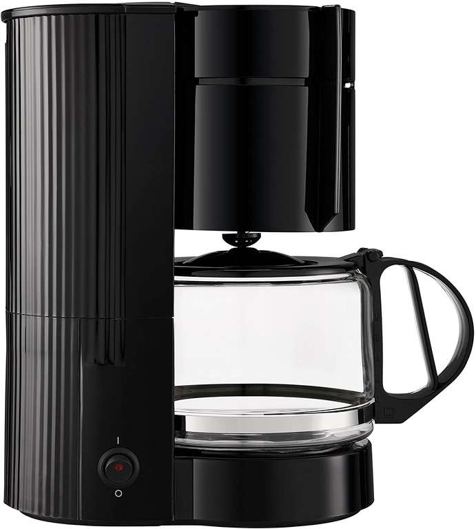 Cafetière filtre Tefal Uno CM1218DE - Noire, 1.1L, Système anti-goutte, Arrêt automatique