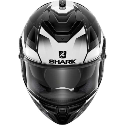 Casque moto Shark Spartan GT Carbon Shestter Carbon Blanc XS (moto-privee.com)