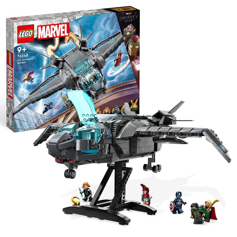LEGO 76248 Marvel : Le Quinjet des Avengers (Via coupon)