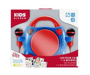 mini chaine hifi Radio Lecteur CD USB SD AUX-IN Enfant Circus rouge blanc  au meilleur prix