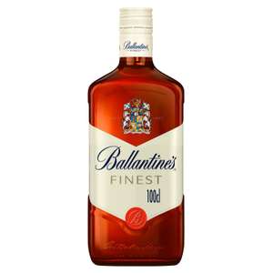 Bouteille de Whisky Ballantines blended scotch Finest - 1l (Via 6.27€ sur la carte fidélité + 2.20€ sur Quoty + 2.20€ sur coupon network)