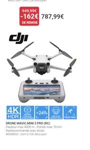 [Carte Costco] Drone quadricoptère DJI Mini 3 Pro - Villebon-sur-Yvette (91) et Pontault-Combault (77)