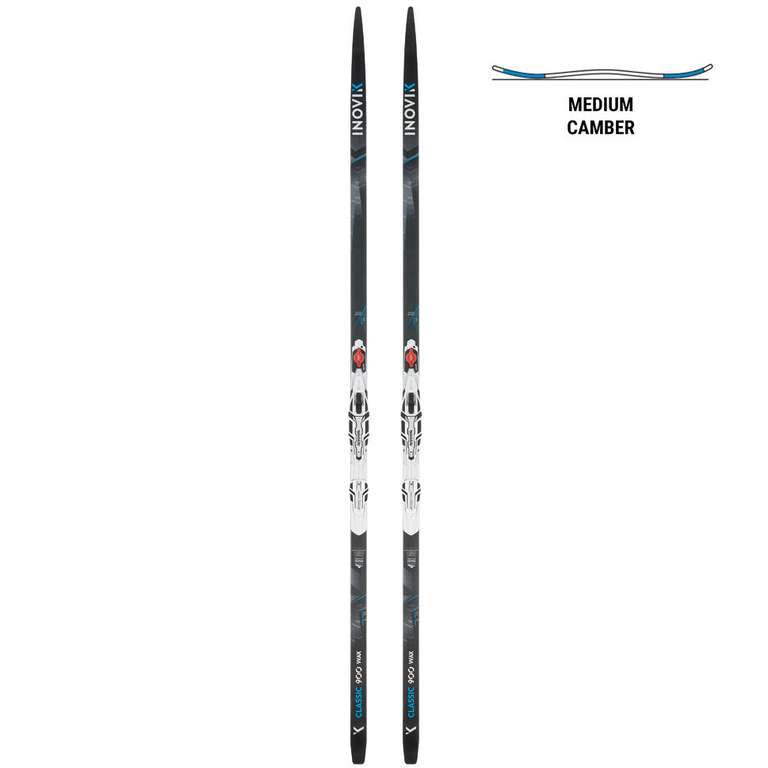 Paire ski de fond classique de compétition Inovik Farter 900 avec fixations Rottefella