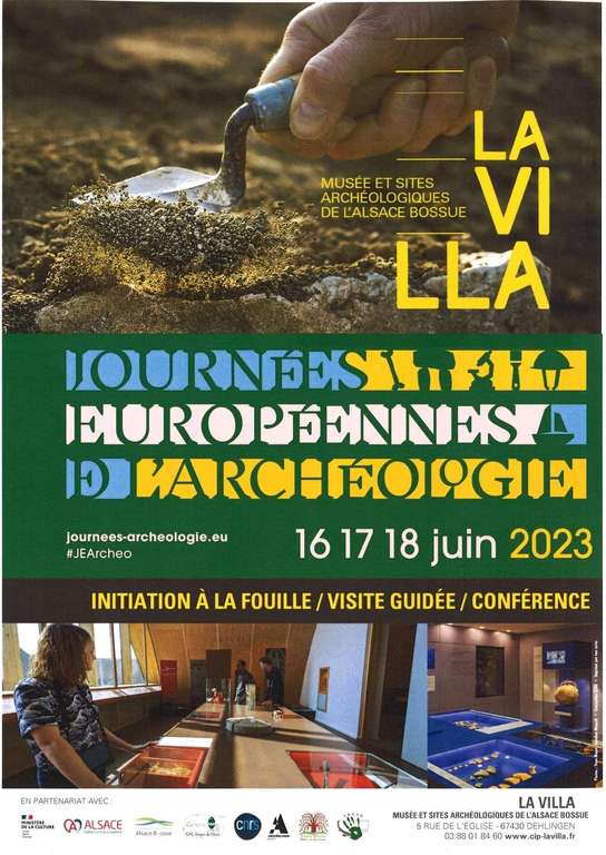 [Journée Européenne de l'Archéologie] Initiation gratuite à la fouille archéologique via Réservation - La Villa (67)