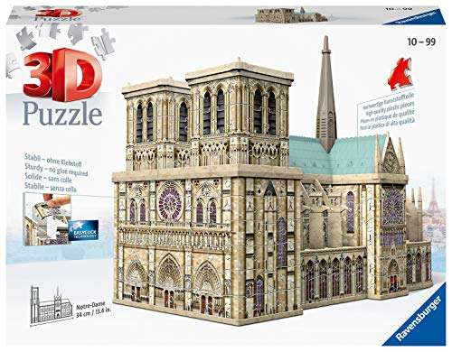 Puzzle 3D Ravensburger Notre-Dame de Paris - 324 pièces