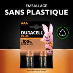 Lot 36 piles Duracell Plus AAA