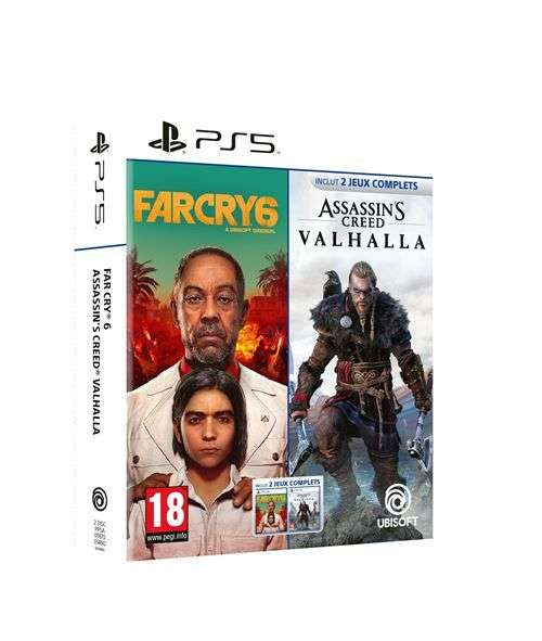 Compilation Assassin's Creed Valhalla + Far Cry 6 sur PS5
