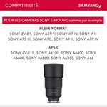 Objectif Samyang 135mm F1.8 monture Sony
