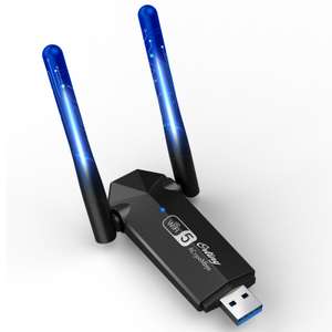Clé WiFi Ortiny AC1300 - Dongle WiFi 2,4/5GHz, Compatible Windows 10/11/MAC (Vendeur tiers)