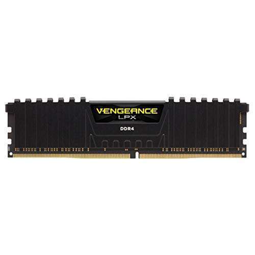 Kit mémoire RAM Vengeance LPX - 32Go (2x16Go), DDR4 3200 MHz, Noir