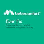Siège-Auto Bebeconfort Ever Fix - Ceinturés, Isofix, 15 mois à 10/12 ans, 9-36 kg, Pixel Grey