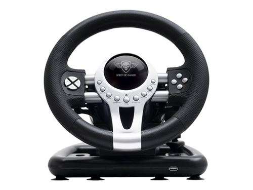 Volant Spirit of Gamer Race Pro Wheel 2 - pour PC/PS3/PS4 et Xbox One - Noir (Via retrait magasin)