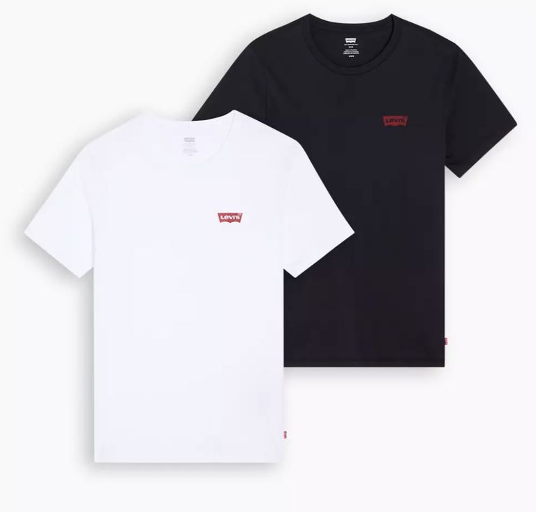 [Membres] Lot de 2 T-shirt Levi’s graphique - col rond, 100% coton — promo Tech