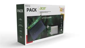 Pack PC Portable Acer Aspire Vero AV14-51-54JF 14" i5, 16 Go RAM, 512Go SSD, Azerty - Bleu (Frontalier Be) +souris optique sans fil + housse