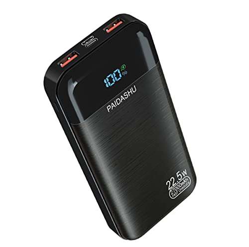 Batterie Externe Paidashu - 27000mAh, 22.5 W PD3.0 QC4.0, 3A USB C, avec LED (vendeur tiers)