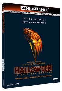 Blu-ray 4K UHD + Blu-ray - Halloween Édition Collector (40ème Anniversaire)