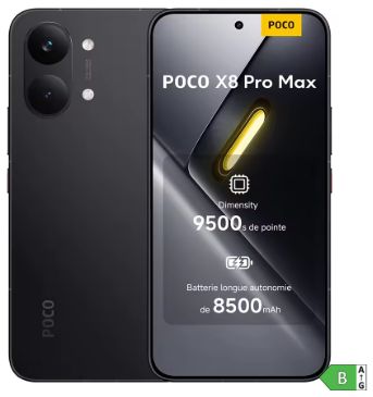 Smartphone 6.83" Poco X8 Pro Max (305,40€ via paiement Paypal) — promo Tech