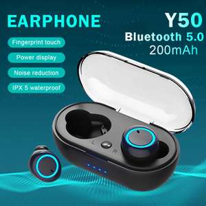 Écouteurs sans fil Y50 - Bluetooth 5.0, contrôle tactile
