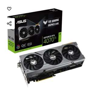 Carte Graphique Asus TUF Gaming GeForce RTX 4070 Ti Édition OC 12 Go GDDR6X DLSS3 (90YV0IJ0-M0NA00)