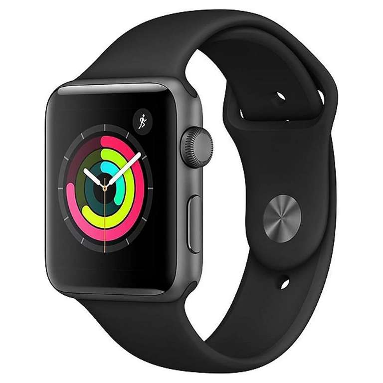 Montre connectée Apple Watch Series 3 - 42mm, Noir (Reconditionné)