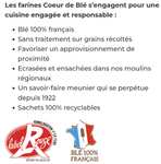 Farine de blé Cœur de Blé (Label Rouge) - 1kg