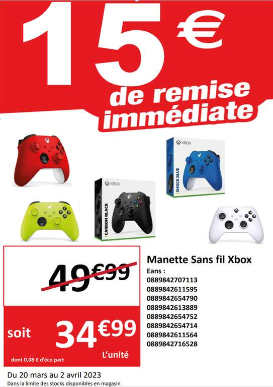 Manette sans fil Microsoft Xbox Series - Différents coloris, Saint-Maximin (60)