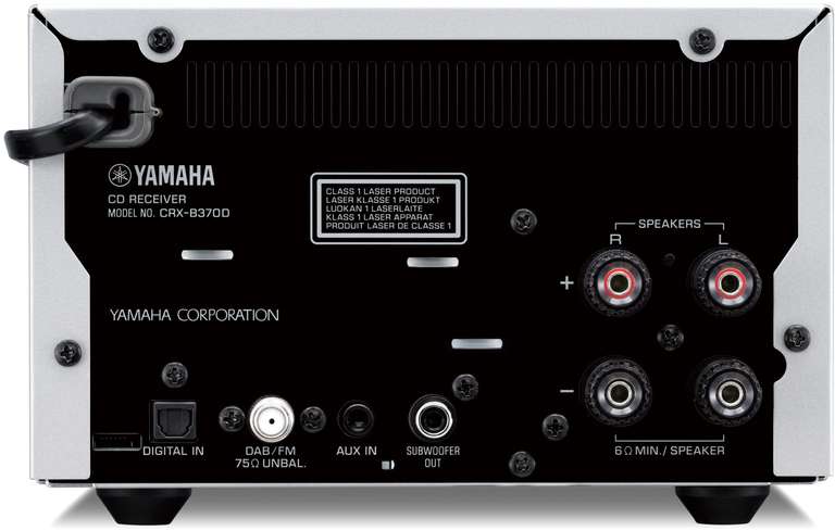 Chaîne HiFi Yamaha MCR-B270 - 2x 30W, Bluetooth (Argent ou Noir)