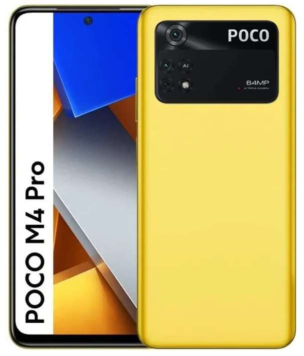 Smartphone 6.43" Poco M4 Pro - 4G, FHD+ Amoled 90 Hz, Helio G96, 8 Go de RAM, 256 Go (Vendeur Tiers)