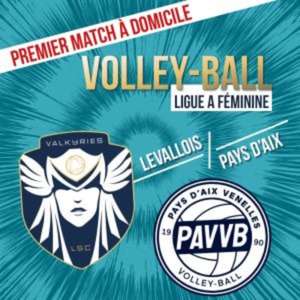 Places gratuite pour le match volley-ball Ligue A féminine Levallois VS Pays d'Aix en Venelles - Levallois (92)