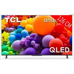 TV QLED 50" TCL 50C721 - 4K UHD, HDR Pro, Dolby Vision, HDMI 2.1 / VRR / ALLM, Son 2.0 Onkyo, Android TV (Via 143.70€ sur Carte Fidélité)