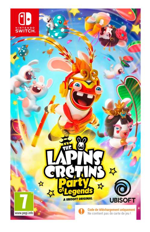 Jeu Les Lapins Crétins : Party of Legends sur Nintendo Switch (Dématérialisé, code en boîte)