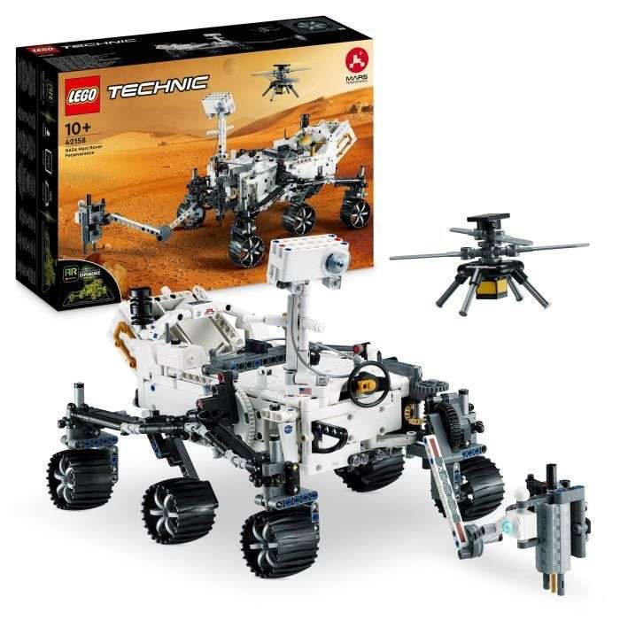 Set Lego Technic NASA Mars Rover Perseverance - Compatible AR App (1132 pièces, 42158)
