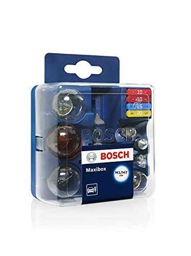 Coffret d'ampoules Auto/Moto Bosch H1/H7 Maxibox - 12V